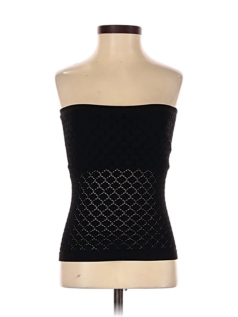 Pre-owned Intimately By Free People Tube Top Black Strapless Neckline Tops