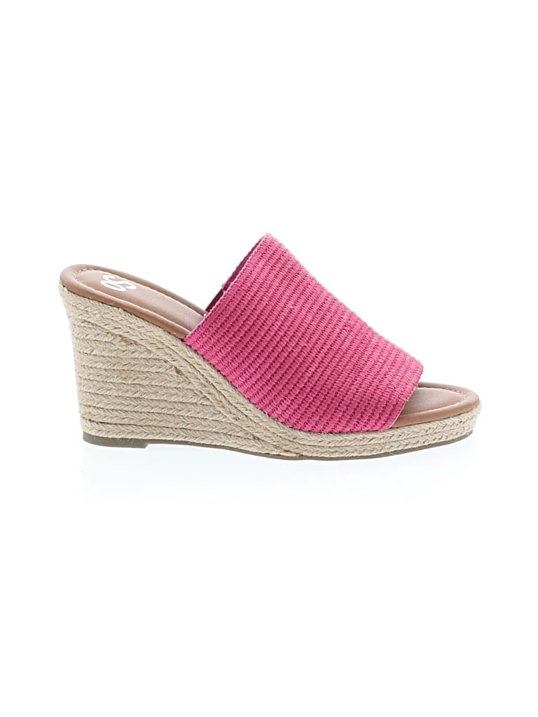 Pre-owned So Wedges In Pink