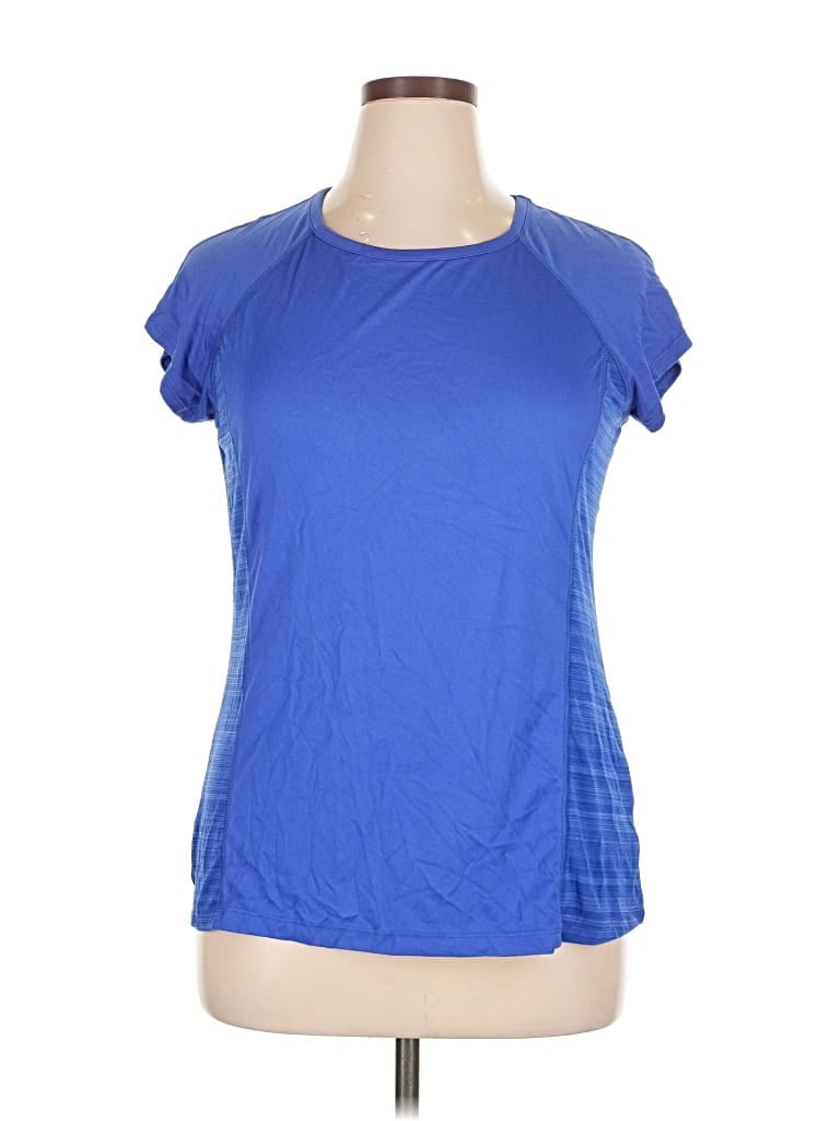 Pre-owned Assorted Brands Active T-shirt In Blue