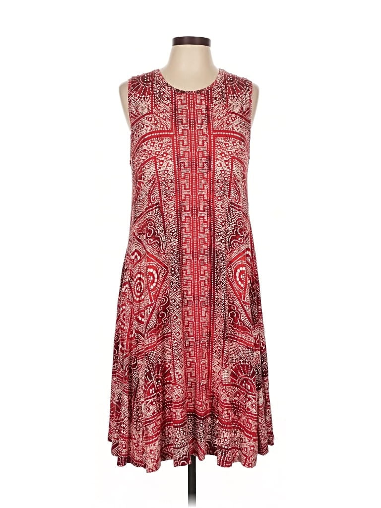 Pre-owned Style & Co Casual Dress In Red