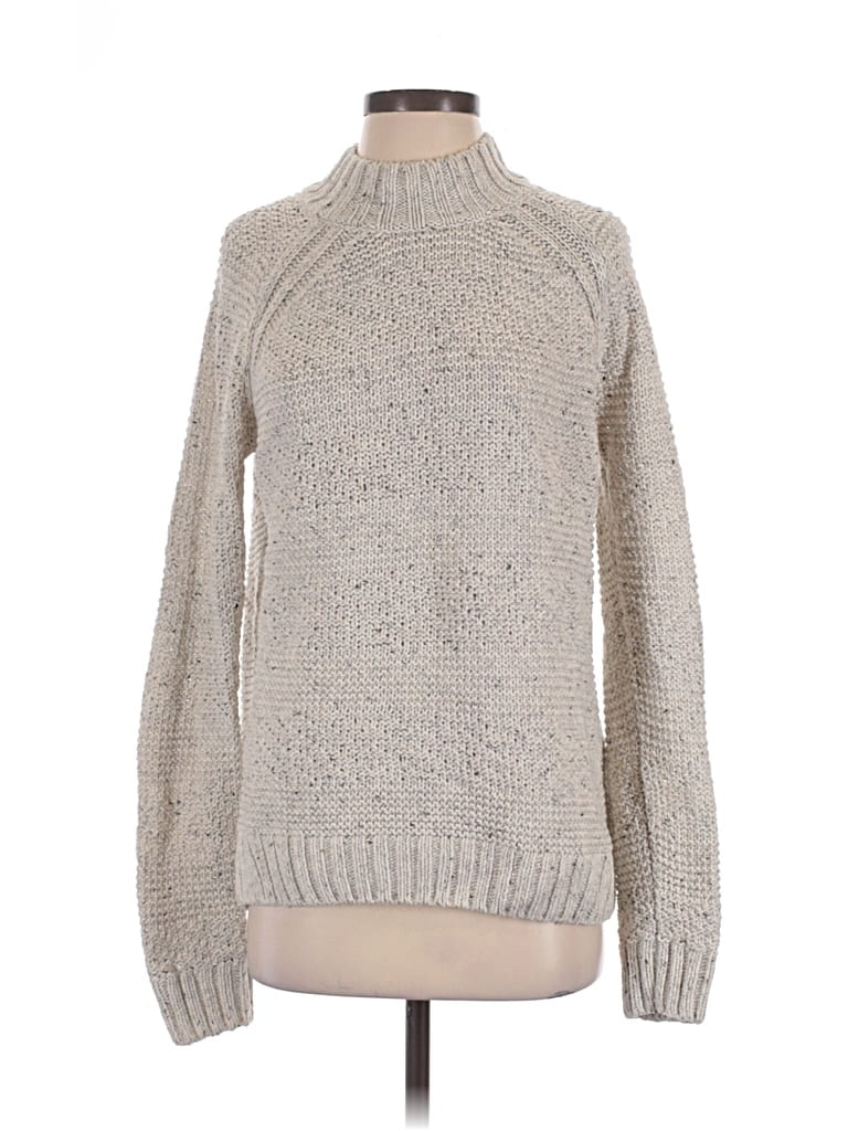 Pre-owned Prana Turtleneck Sweater In Silver
