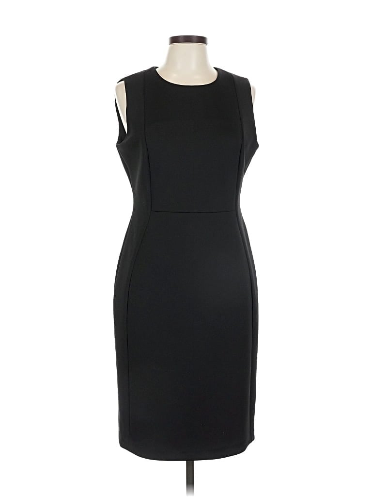 Pre-owned Calvin Klein Cocktail Dress In Black