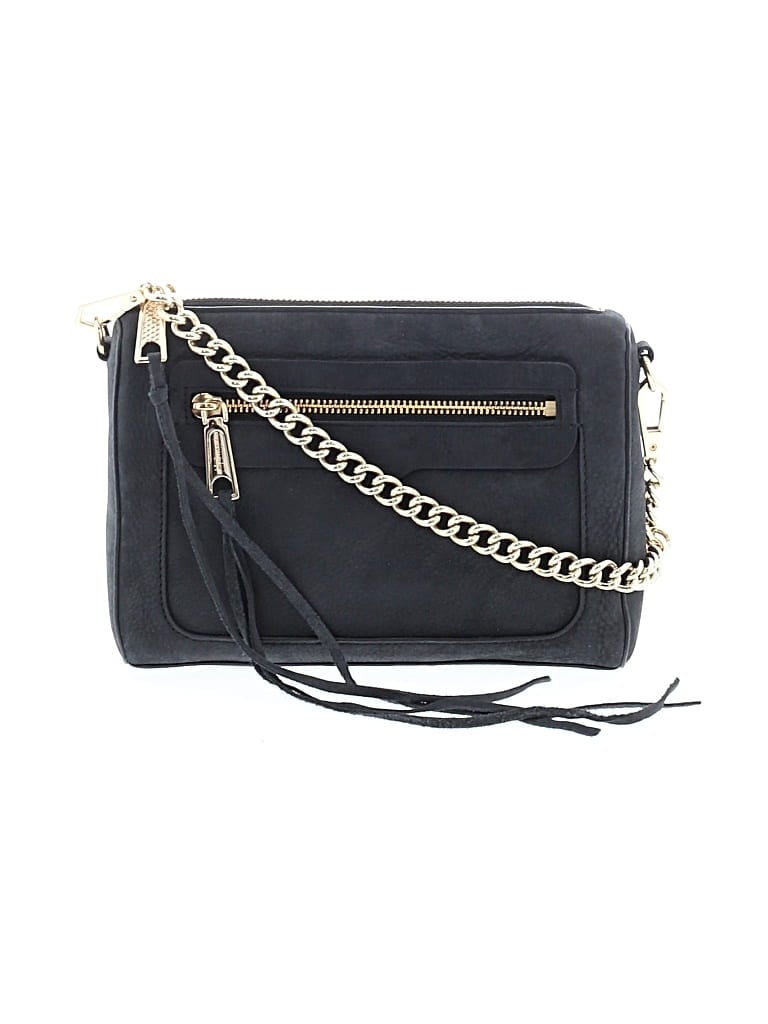 Pre-owned Rebecca Minkoff Leather Clutch In Black