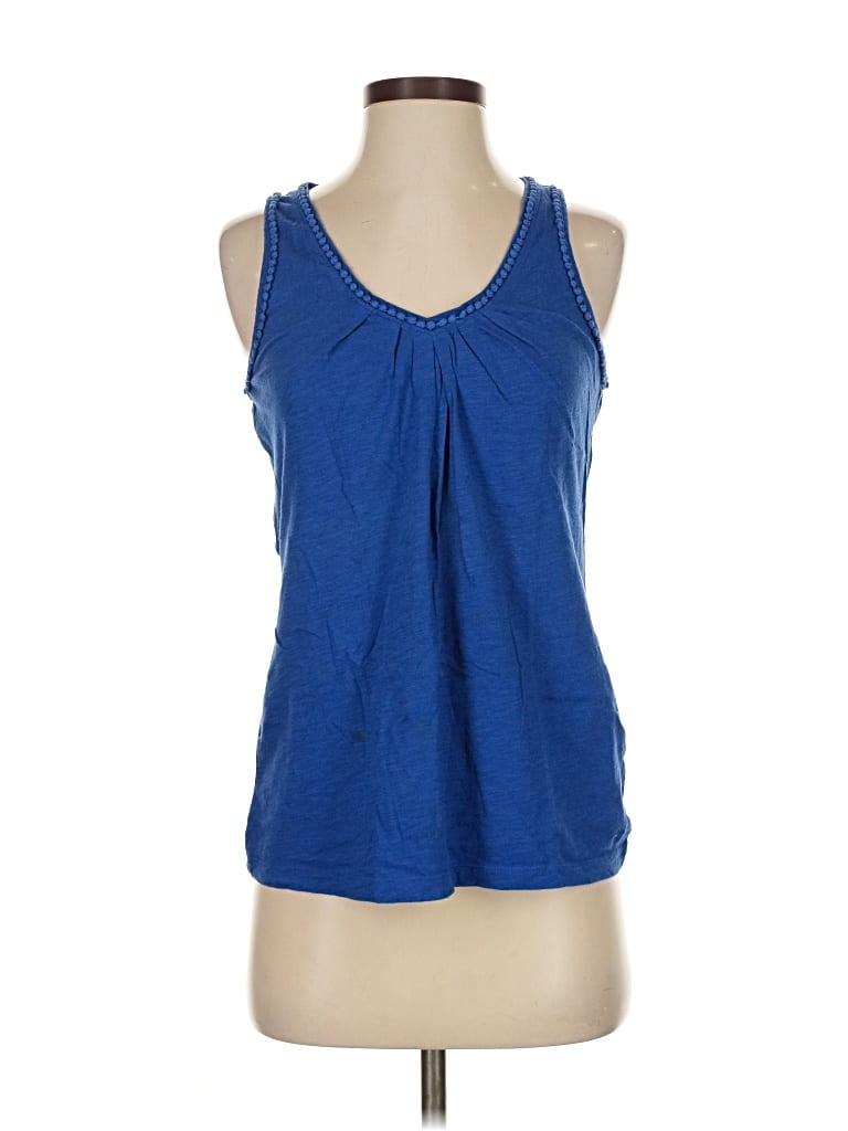 Pre-owned Banana Republic Factory Store Sleeveless Blouse In Blue