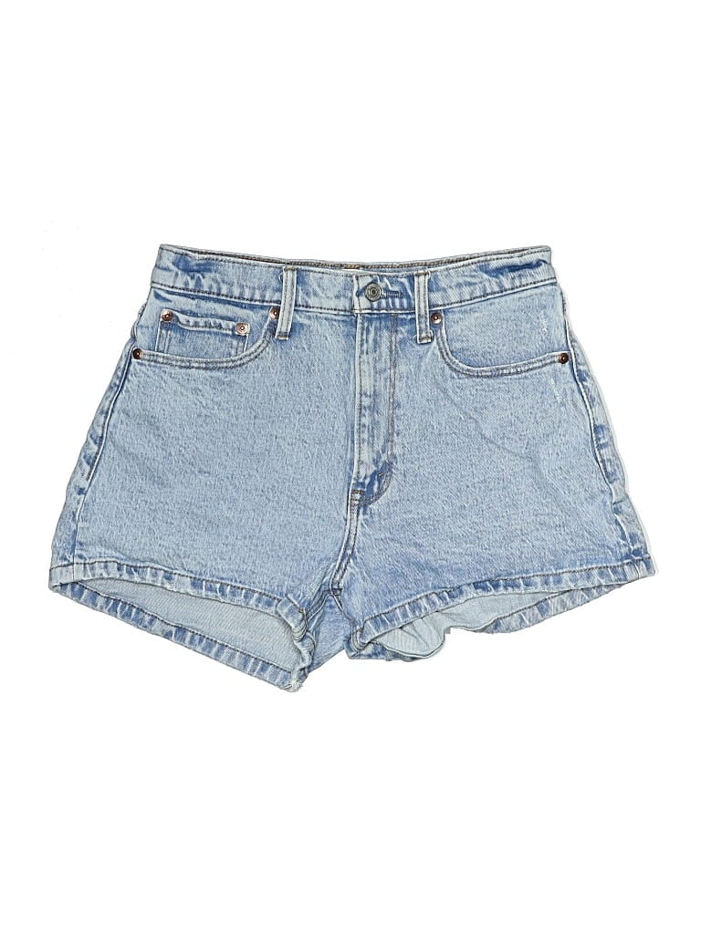 Pre-owned Abercrombie & Fitch Denim Shorts In Blue