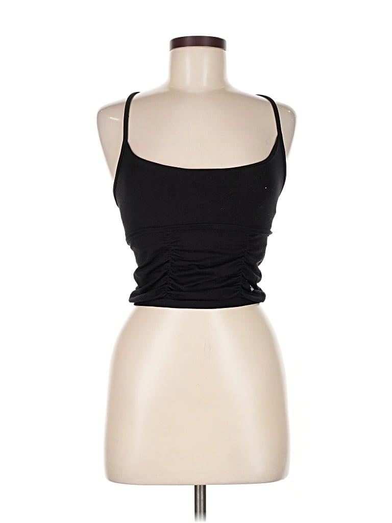 Pre-owned Fp Movement Sleeveless Top Black Halter Neckline Tops