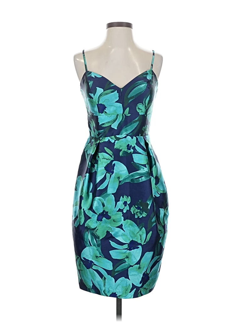 Pre-owned Eliza J Cocktail Dress In Blue