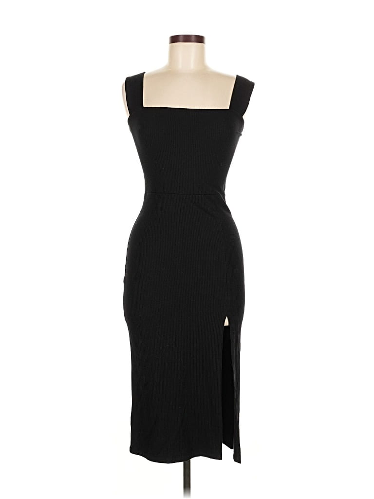 Pre-owned Reformation Cocktail Dress In Black