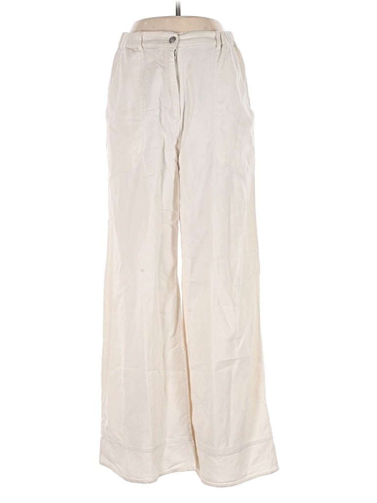 Pre-owned Max Studio Casual Pants In White