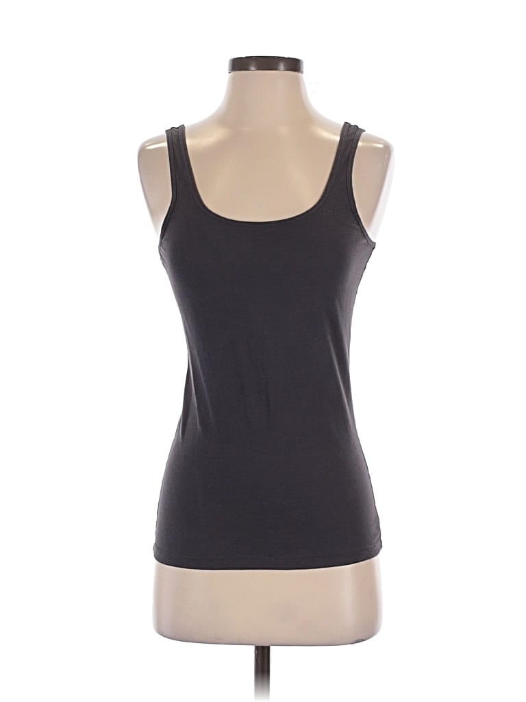 Pre-owned Victoria's Secret Tank Top Gray Strapless Neckline Tops
