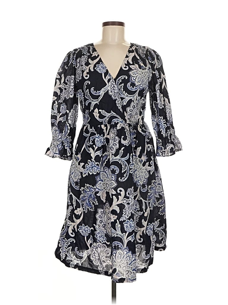 Pre-owned Fat Face Casual Dress In Gray