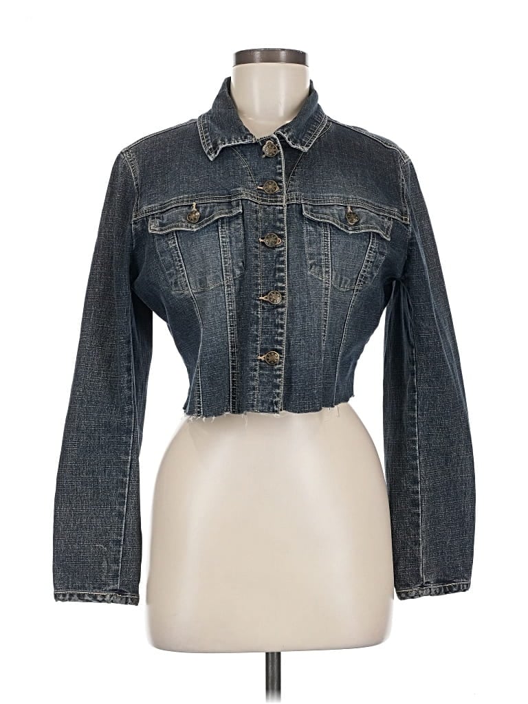 Pre-owned Live A Little Cardigan Sweater In Gray