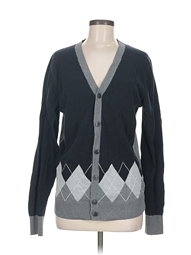 Pre-owned J. Ferrar Cardigan Sweater In Gray