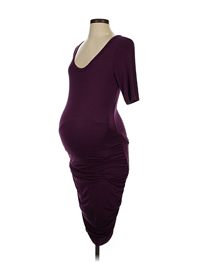 Pre-owned Motherhood Cocktail Dress In Burgundy