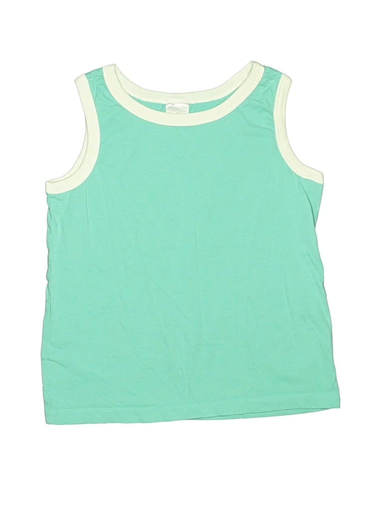 Pre-owned Hanna Andersson Kids' Sleeveless T-shirt In Blue