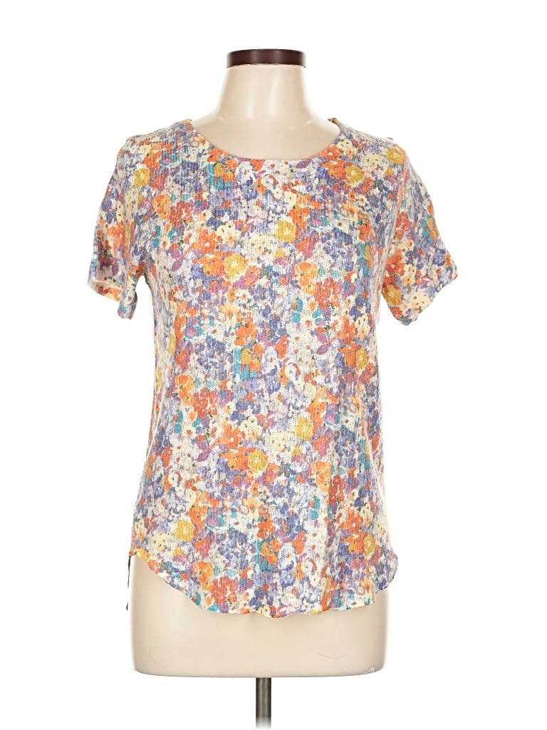 Pre-owned Nally & Millie Short Sleeve Blouse In Orange