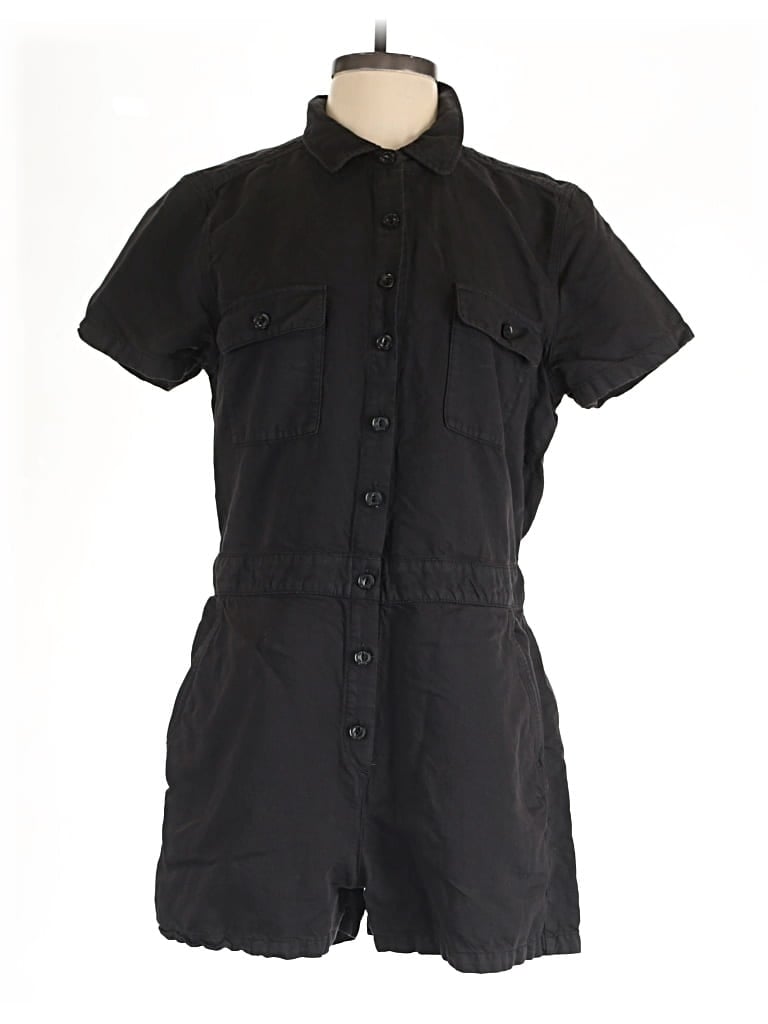 Pre-owned Outerknown Romper In Black