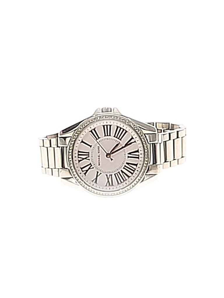 Pre-owned Michael Michael Kors Watch In Silver