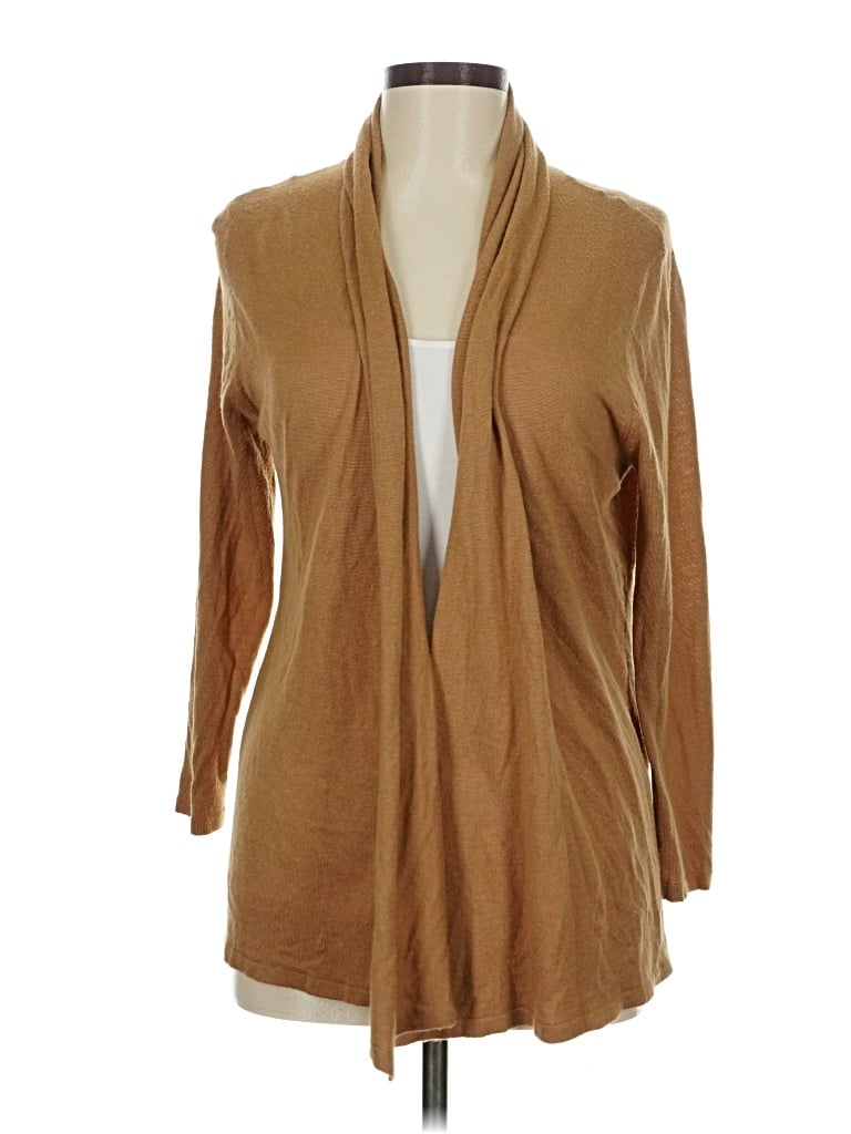 Click to view more detailed imagery on our partner's website Pre-owned August Silk Cardigan Sweater In Brown