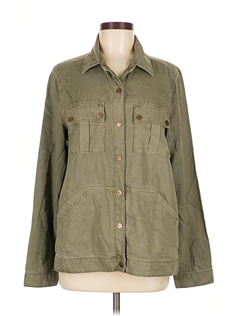 Pre-owned Level 99 Jacket In Green