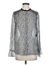 Dorothee Schumacher 100% Silk Polka Dots Silver Blouse Size Sm (2) - photo 1