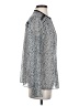 Dorothee Schumacher 100% Silk Polka Dots Silver Blouse Size Sm (2) - photo 4