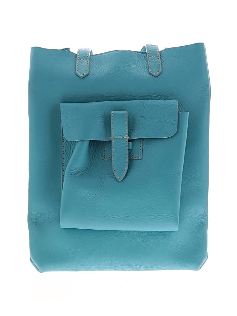 Pre-owned Unbranded Leather Satchel In Blue