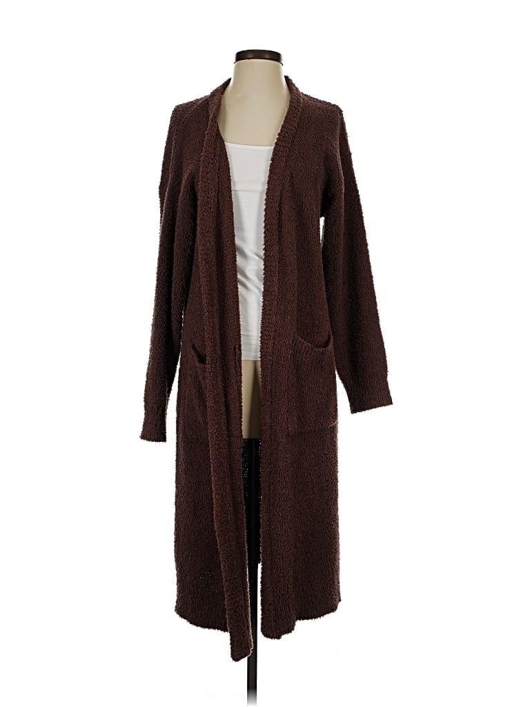 Pre-owned Nia Cardigan Sweater In Brown