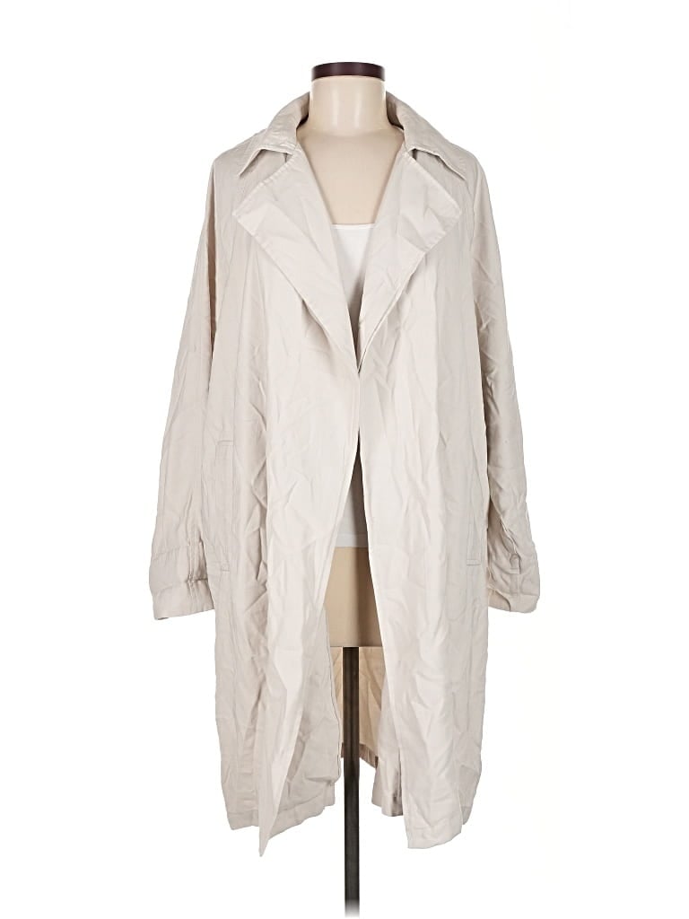 Pre-owned Philosophy Republic Clothing Trenchcoat In White