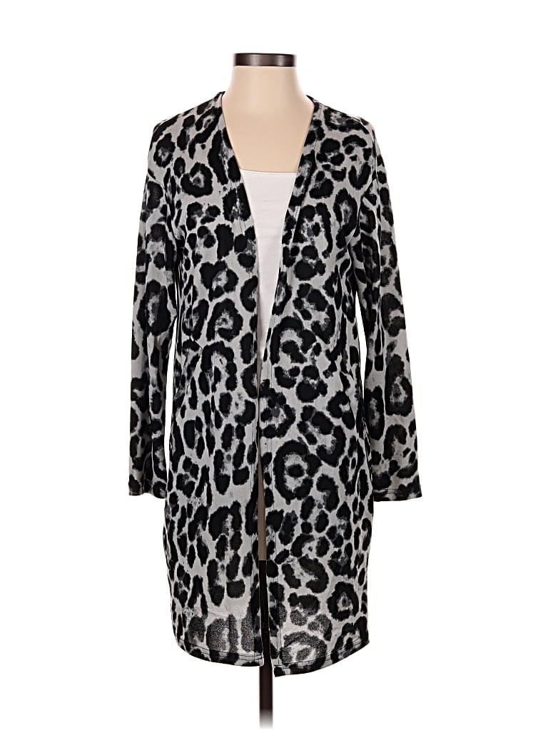 Pre-owned Unbranded Cardigan Sweater In Silver