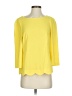 Ann Taylor Yellow 3/4 Sleeve Top Size S - photo 1