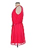 Elle 100% Polyester Solid Pink Casual Dress Size 4 - photo 5