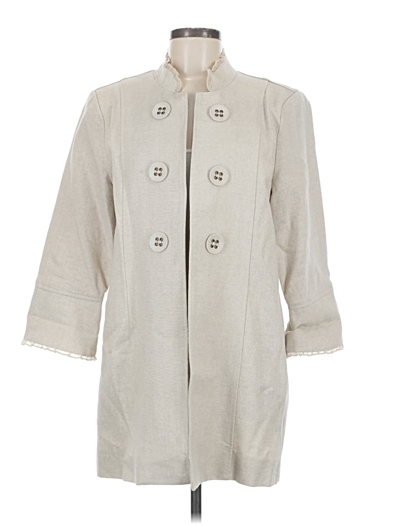 MULTIPLES Pre-owned Trenchcoat In White