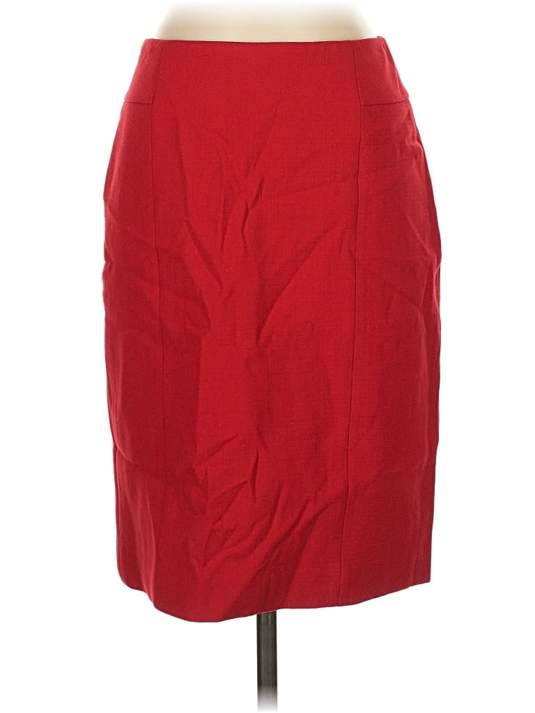 Pre-owned Ann Taylor Formal Skirt In Red