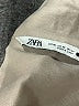 Zara Metallic Silver Gray 3/4 Sleeve Button-Down Shirt Size XS - photo 7