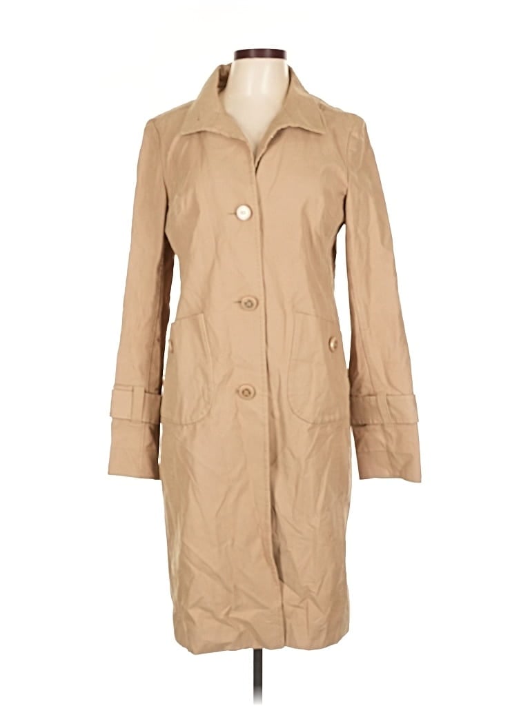 Pre-owned Tory Burch Trenchcoat In Brown
