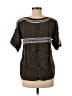 Westbound Brown Short Sleeve Blouse Size M - photo 2