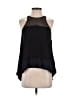 Elizabeth and James 100% Polyester Black Sleeveless Blouse Size XXS - photo 1