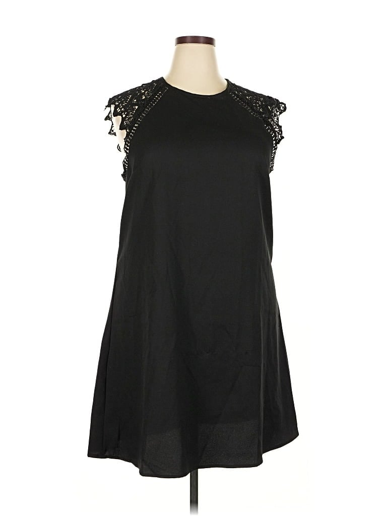 SHEIN CURVE Pre-owned Cocktail Dress In Black