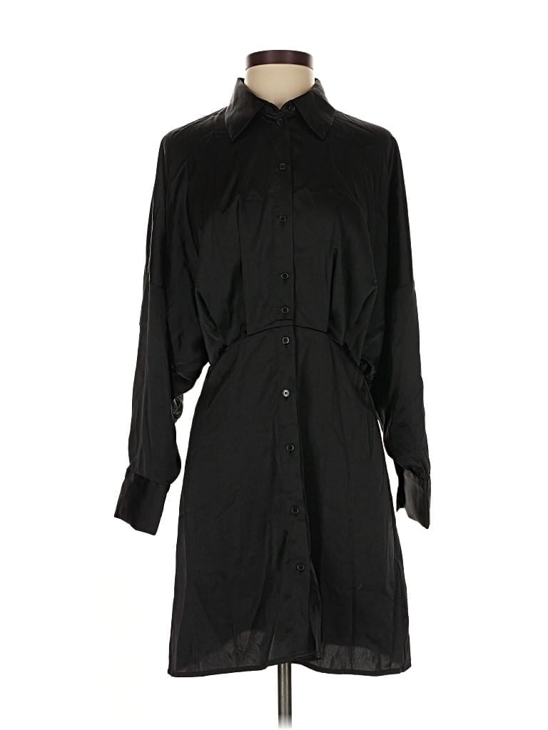 Pre-owned H&m Casual Dress In Black