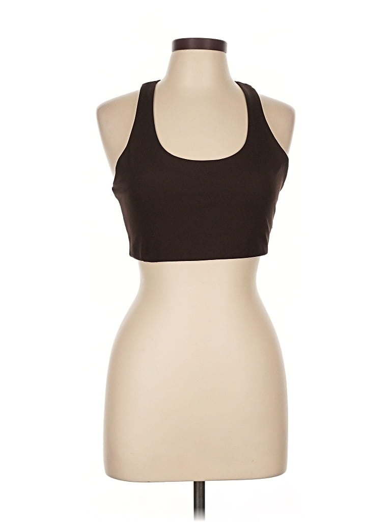 Pre-owned Gap Fit Tank Top Brown Halter Neckline Tops