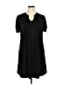 Unbranded Solid Black Casual Dress Size XL - photo 1