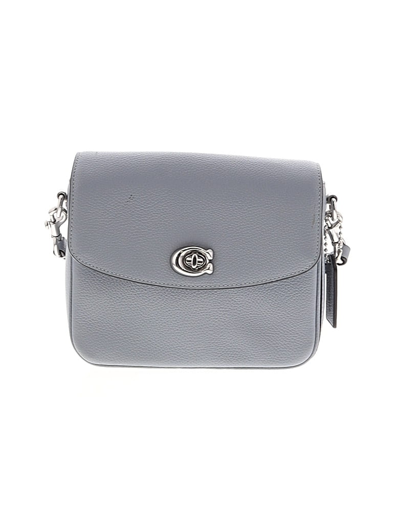 Pre-owned Coach Leather Satchel In Blue