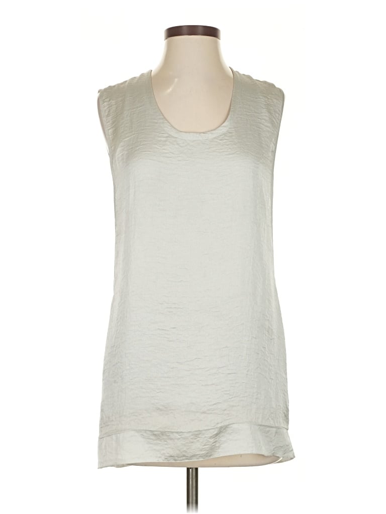 Pre-owned Helmut Lang Sleeveless Blouse In Gray