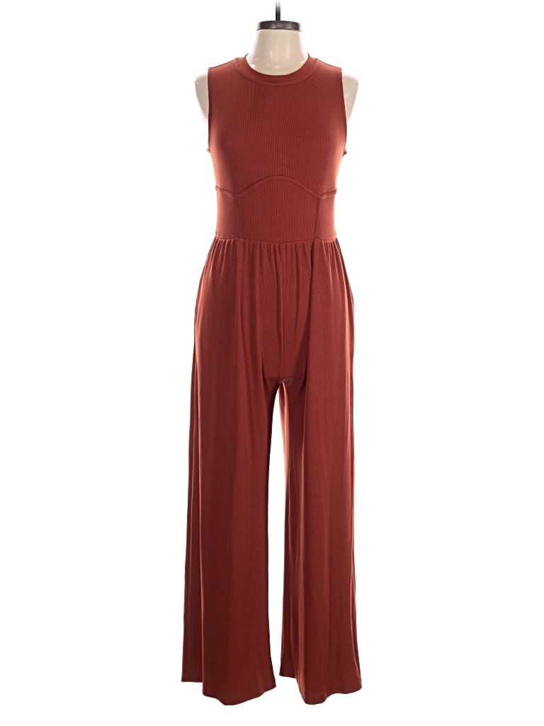 CIDER Pre-owned Jumpsuit In Burgundy
