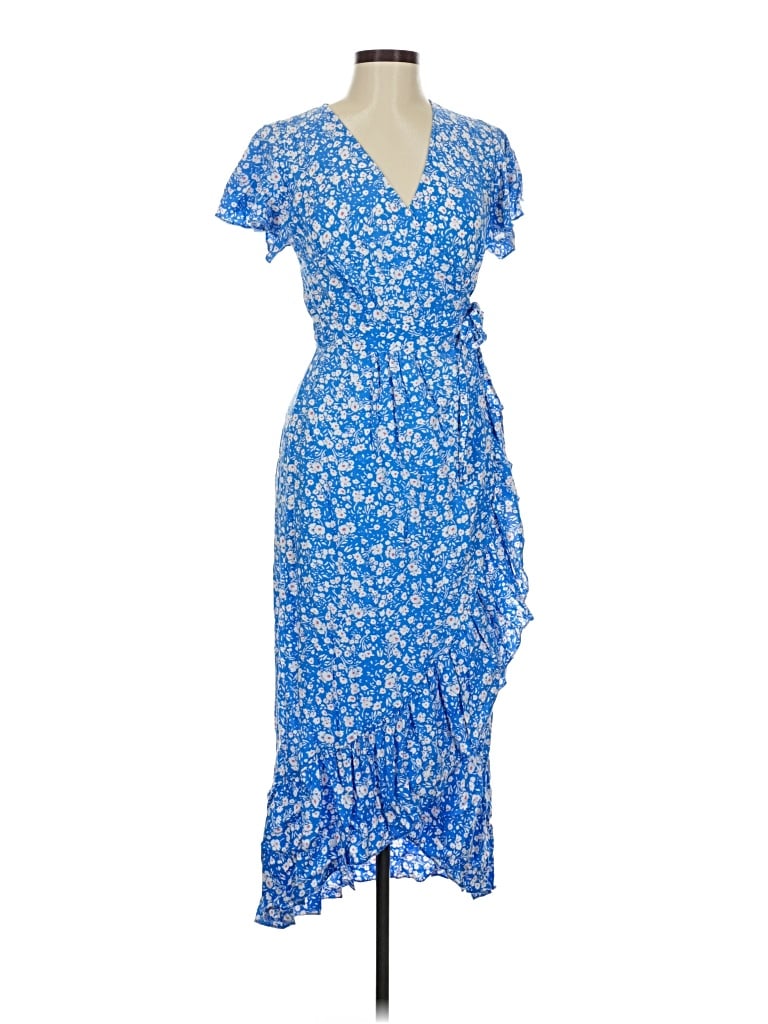 Pre-owned Zesica Casual Dress In Blue