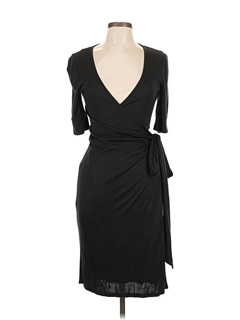 Pre-owned Diane Von Furstenberg Cocktail Dress In Black