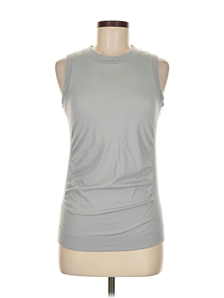 Pre-owned Athleta Sleeveless T-shirt In Gray