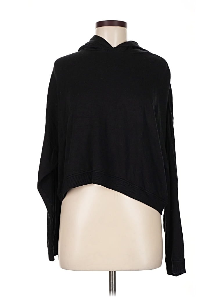 Pre-owned Z Supply Pullover Hoodie In Black