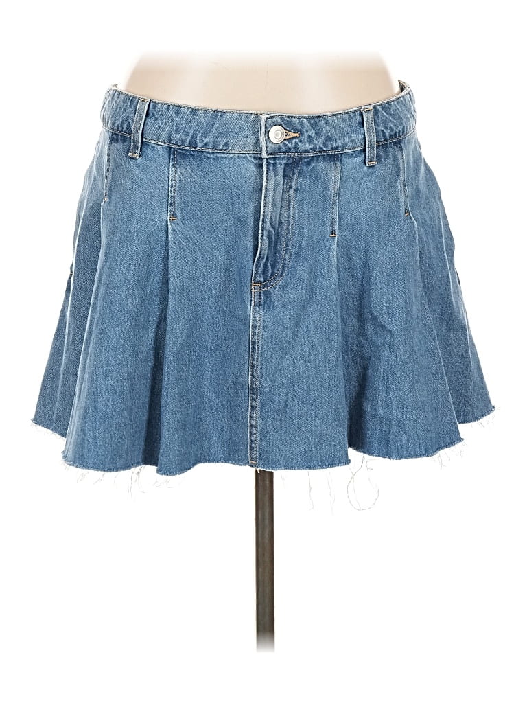 Pre-owned Cotton On Denim Skirt In Blue